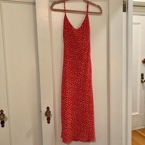 PRINCESS POLLY Floral Midi Dress